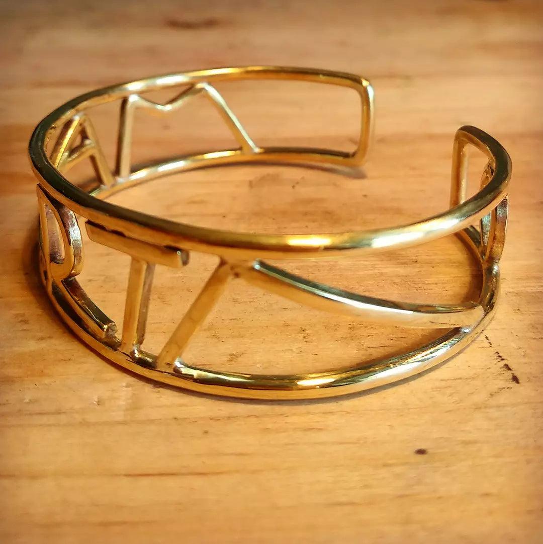 Brazalete Nombre Geométrico Personalizable - Sophie's in Jupiter