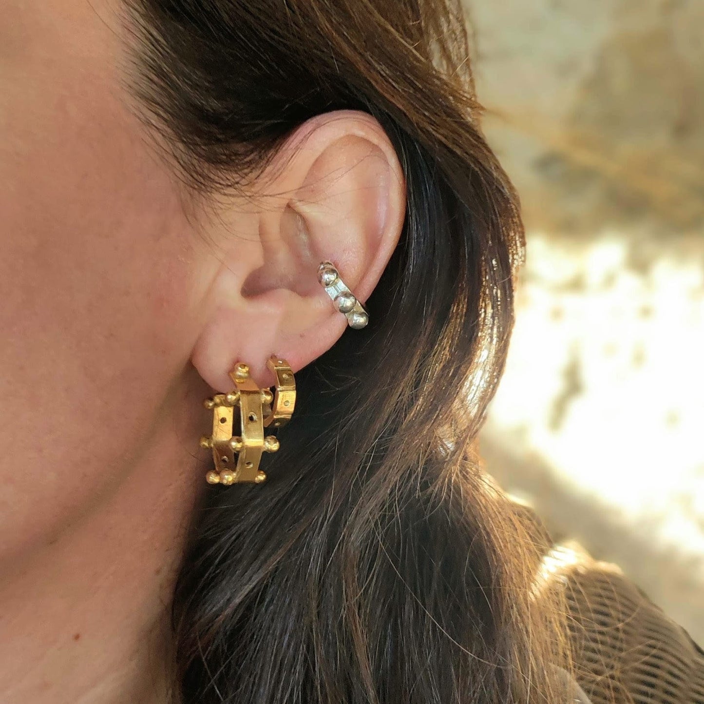 Ear Cuff / Orecchino Mini Ottagonale