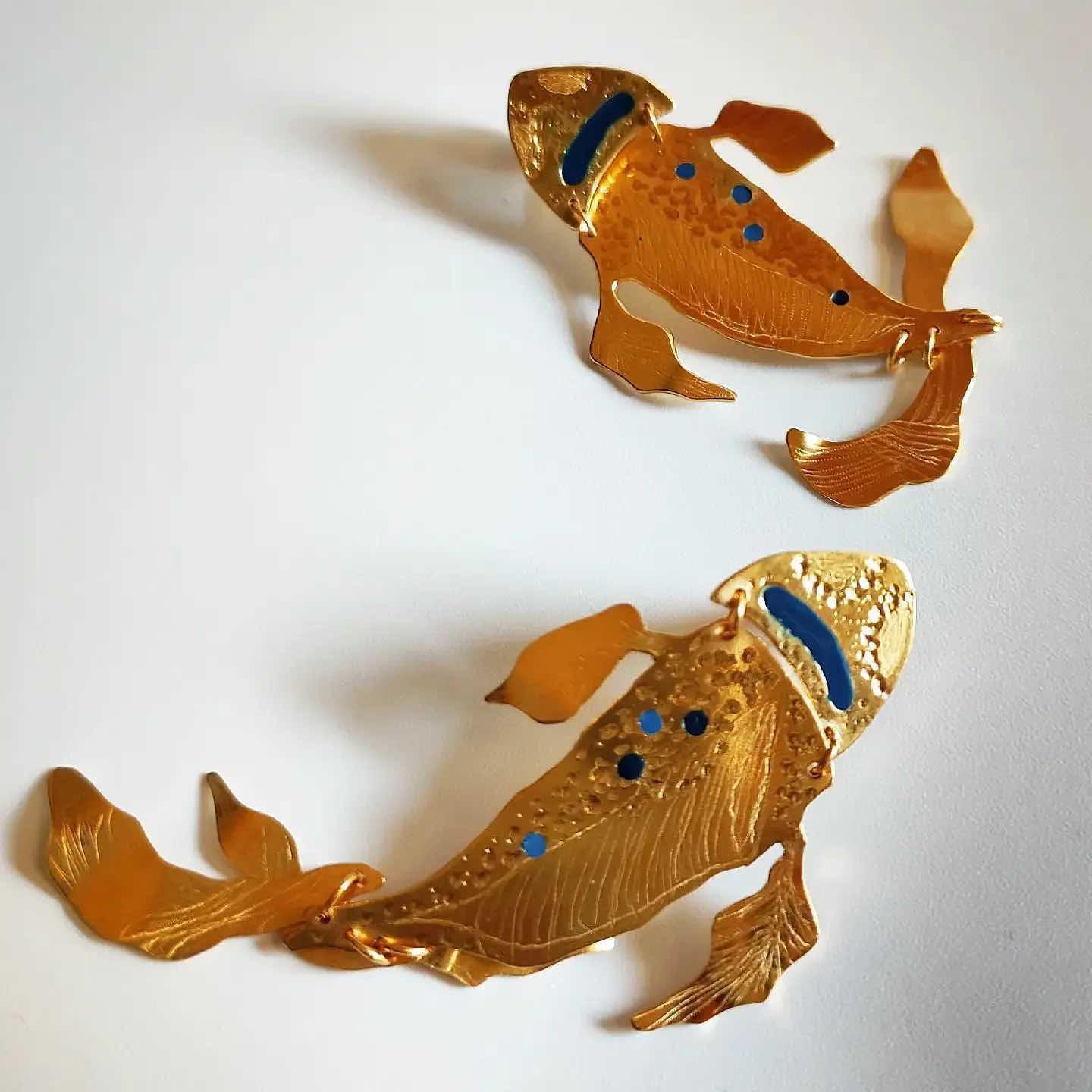 Pendientes Piscis Acuarela - Sophie's in Jupiter