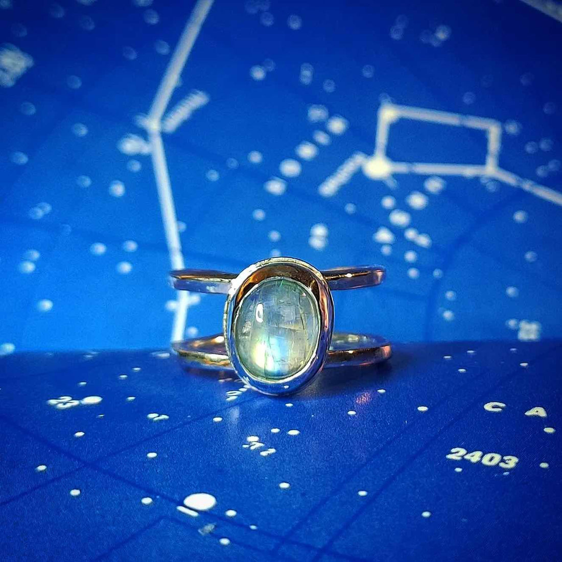 Ciondolo in argento con Pietra di Luna Arcobaleno-4389PH | Gioielli Ciondolo in argento con Pietra di Luna Arcobaleno-4389PH | Gioielli