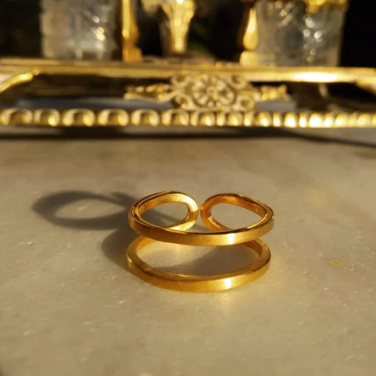 Anello Doppio Filetto