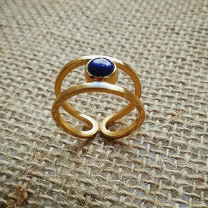 Anillo Doble Hilo Lapislazuli - Sophie's in Jupiter