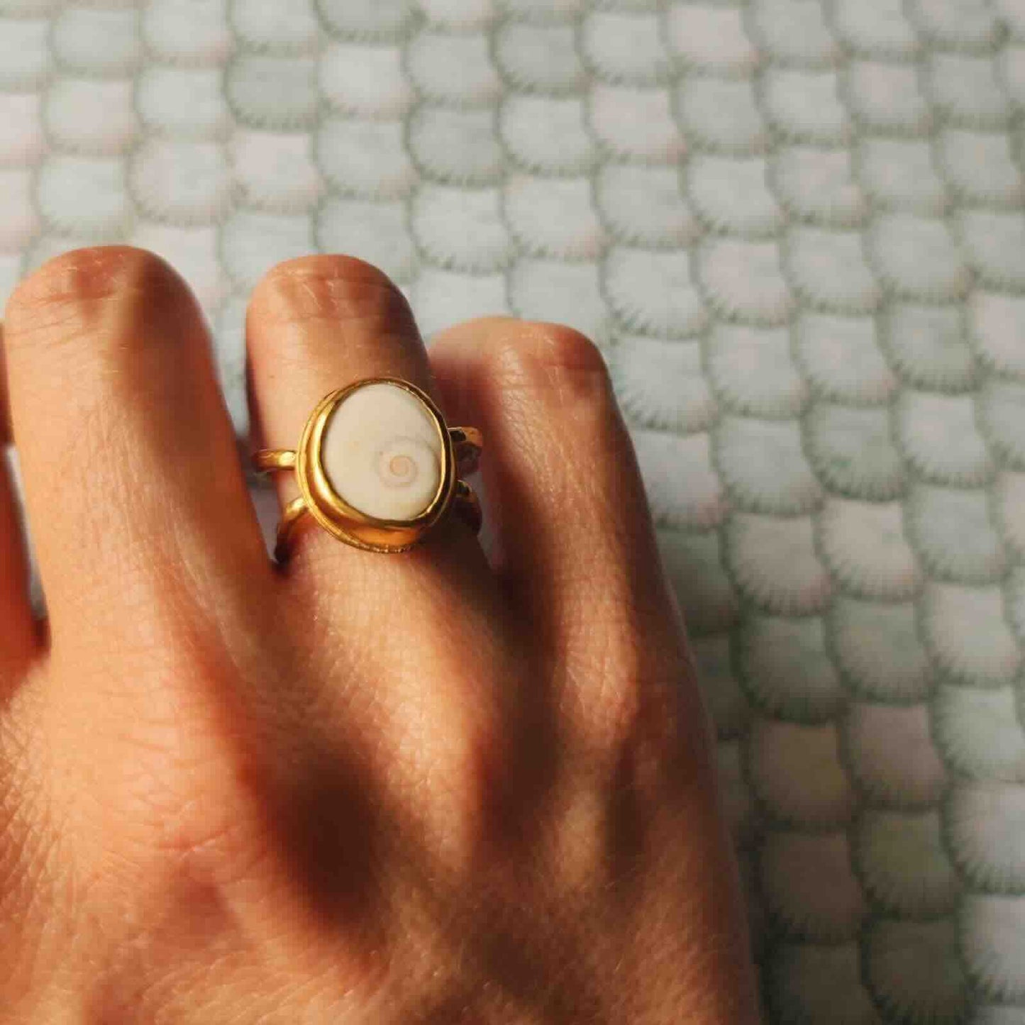 Lucky Bean Ring (Sea Ear)