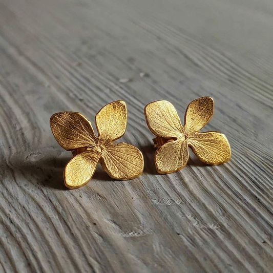 Hydrangea Flower Earrings